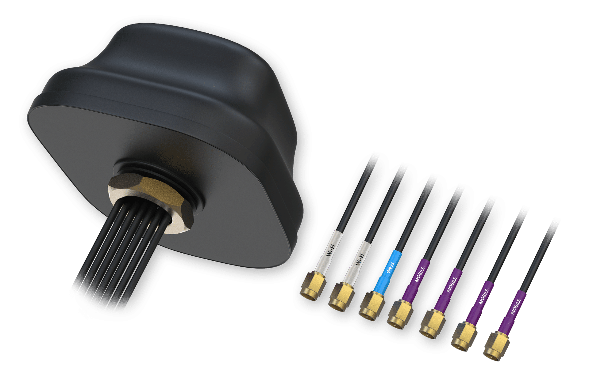 Teltonika PR1KC640 5G COMBO MIMO MOBILE/GNSS/WIFI ROOF SMA ANTENNA